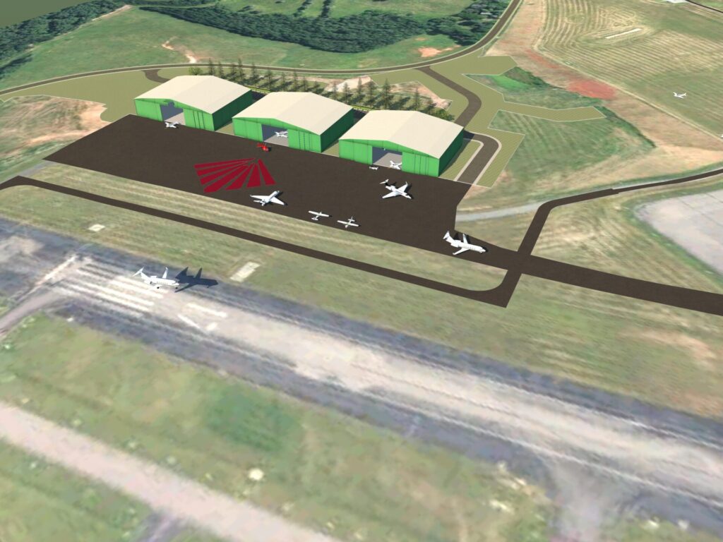 North Apron Development overview rendering